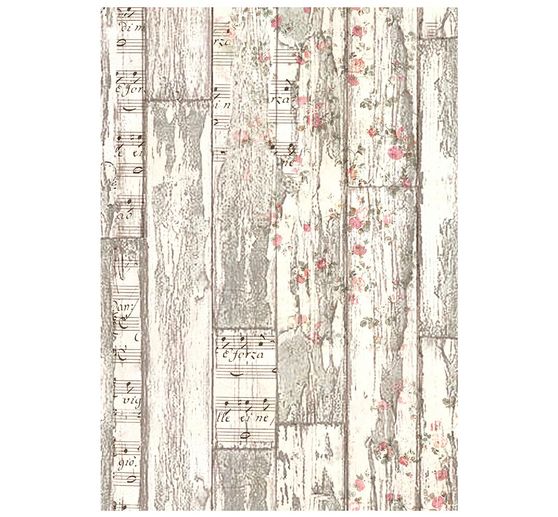 Soie de paille &agrave; motifs backgrounds Stamperia &laquo; Winter Magic &raquo;, DIN A6, set de 8 pi&egrave;ces