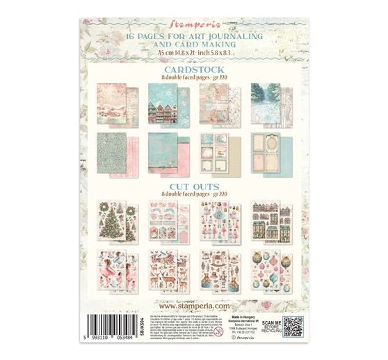 A5 Junk Journal Focus Points Stamperia &laquo; Winter Magic &raquo;