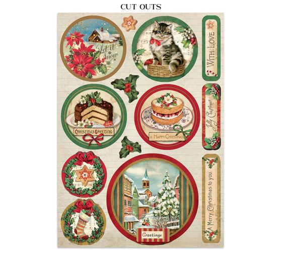 Junk Journal Book Stamperia &laquo; Classic Christmas &raquo;