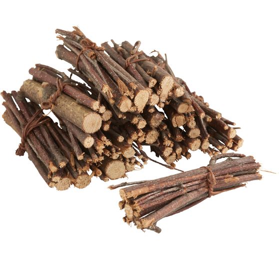 Bundles of birch twigs