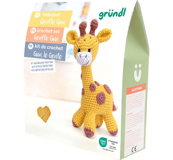 Gr&uuml;ndl H&auml;kelset "Giraffe Gina"