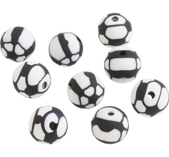 Perles &laquo; Ballon de foot &raquo;