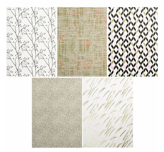 Bloc de papier &agrave; motifs &laquo; In the Meadow &raquo;