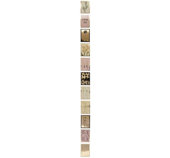 Stickers timbres postaux &laquo; In the Meadow &raquo;