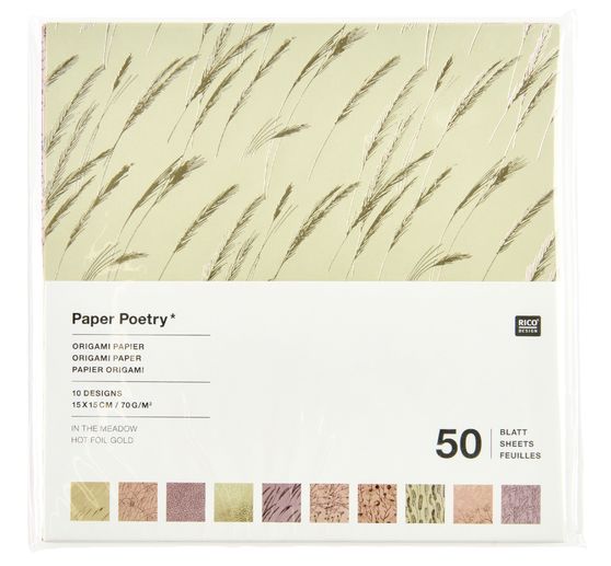 Feuilles de pliage &laquo; In the Meadow &raquo;