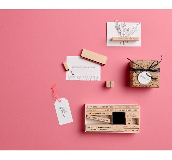 Set de tampons XL &laquo; Tout ira bien ! &raquo;