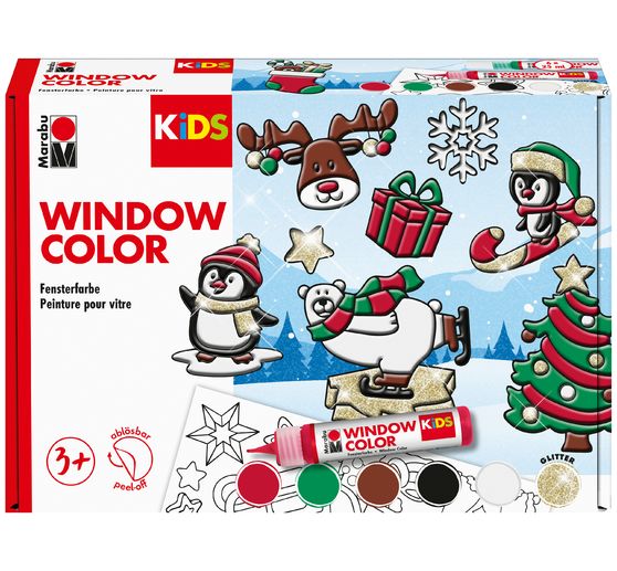 KiDS Window Color "Winter Fun", 6 x 25 ml