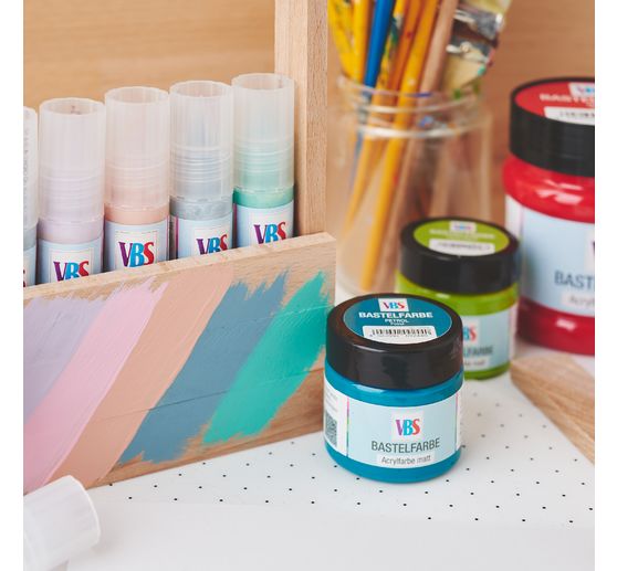 Set de peintures acryliques VBS &laquo; Pastel &raquo;