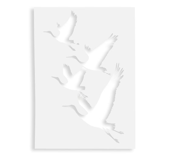 Pochoir VBS &laquo; Grues &raquo;, A4