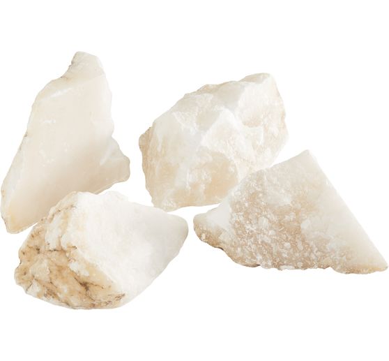 Alabaster, 1,5 kg, wei&szlig;-grau