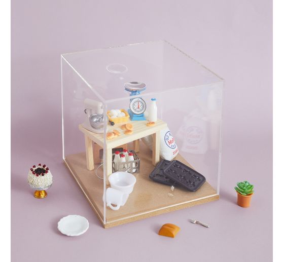 Cloche en acrylique Rico Design &laquo; Cube &raquo;