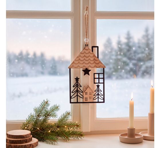 VBS Metal hanging decoration &ldquo;House&rdquo;