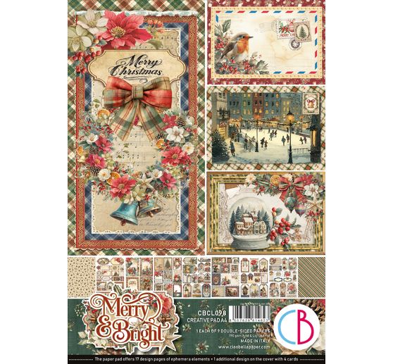 Ciao Bella Papier-Set "Merry & Bright"