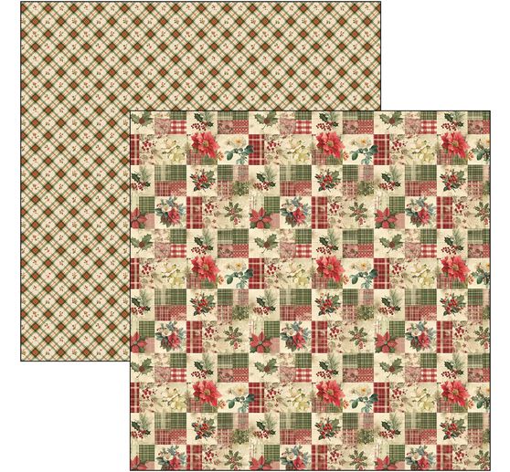 Ciao Bella Scrapbook-Papier "Merry & Bright"