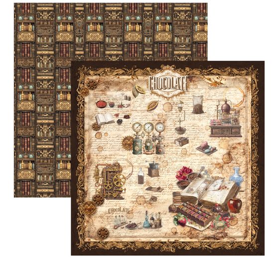 Ciao Bella Scrapbook-Papier "The Chocolate Factory"