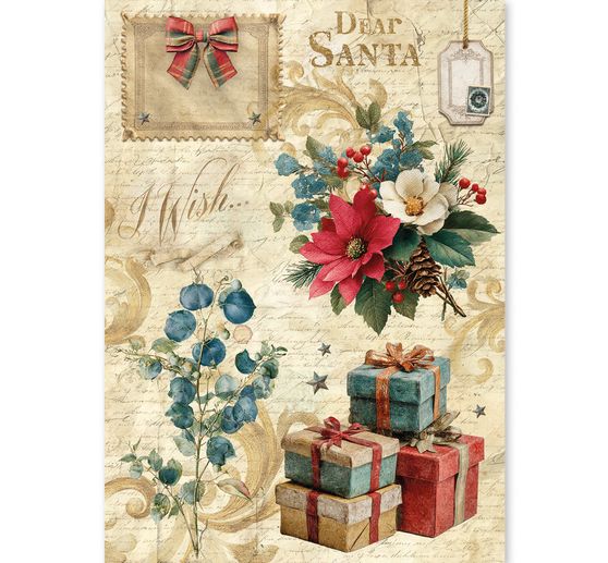 Ciao Bella motif straw silk assortment "Cozy Christmas", set of 8
