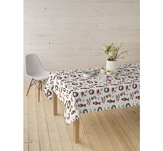 Tissu coton au m&egrave;tre &laquo; Casse-noisette &raquo;, enduction acrylique