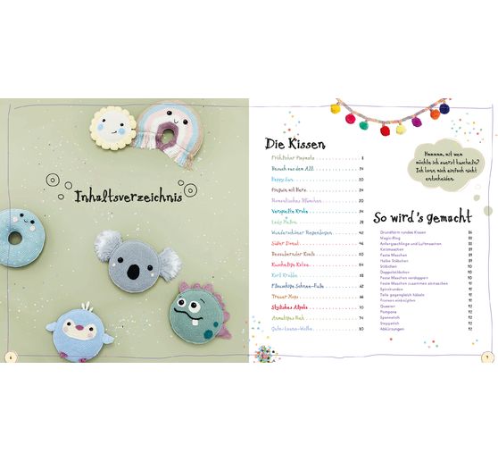 Livre &laquo; Supers&uuml;&szlig;e Amigurumi-Kissen h&auml;keln &raquo;