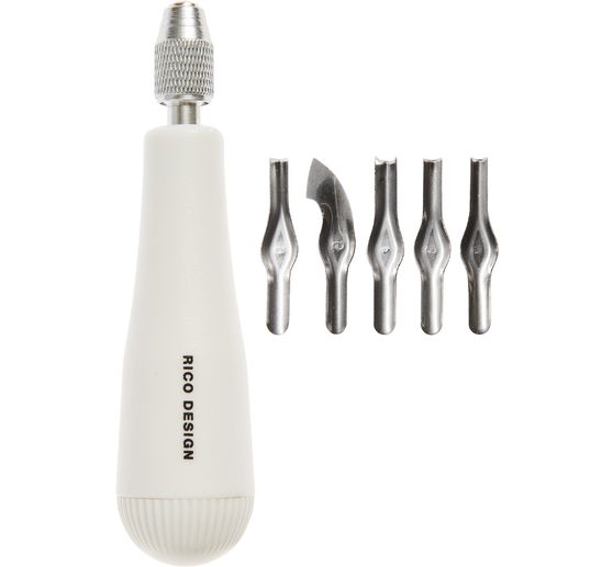 Rico Design Linoleum cutting tool, 6 parts