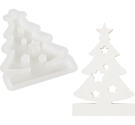 VBS Silikon‑Gie&szlig;form "Tannenbaum" mit Steckkante