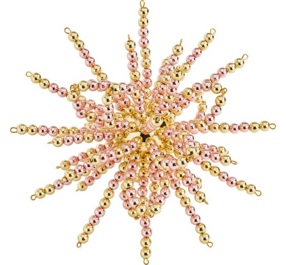 Perlenstern-Komplettset "Light Pink-Gold"