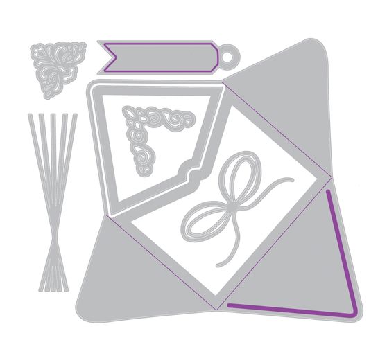 Sizzix Thinlits Stanzschablone "First Class Mail by Vicki Boutin"