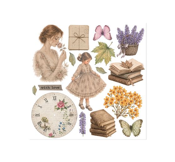 Stamperia Rub On Sortiment "Flowers and Poems"