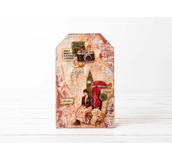 Motifs estamp&eacute;s Stamperia &laquo; Our Way &raquo;