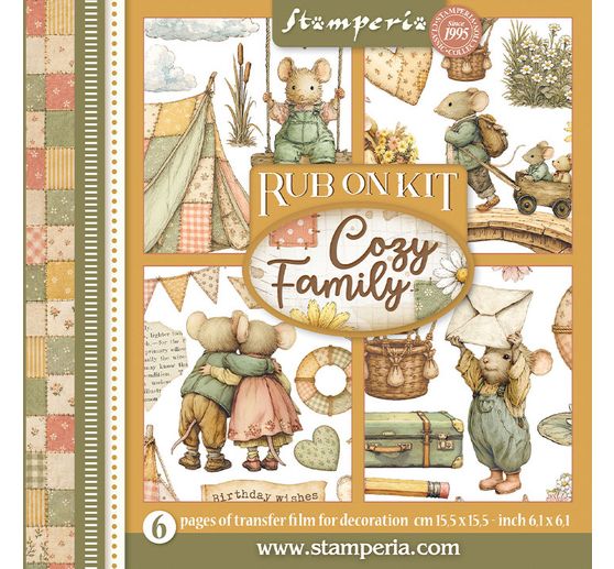 Stamperia Rub On Sortiment "Cozy Family"