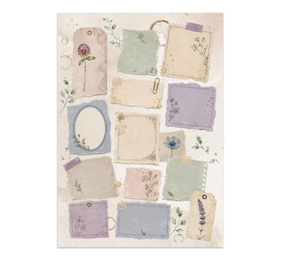 A5 Junk Journal Focus Points Stamperia &laquo; Flowers and Poems &raquo;