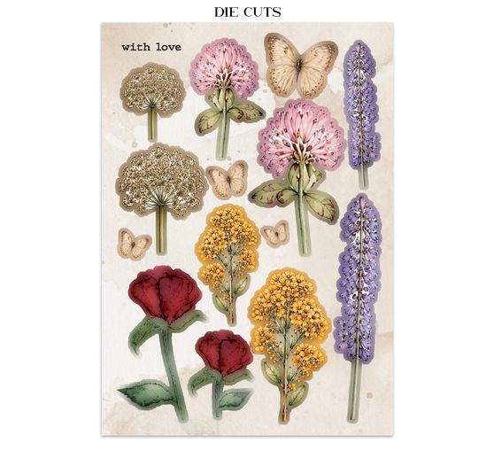 A5 Junk Journal Focus Points Stamperia &laquo; Flowers and Poems &raquo;