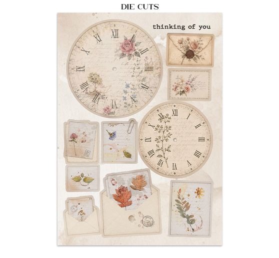 A5 Junk Journal Focus Points Stamperia &laquo; Flowers and Poems &raquo;