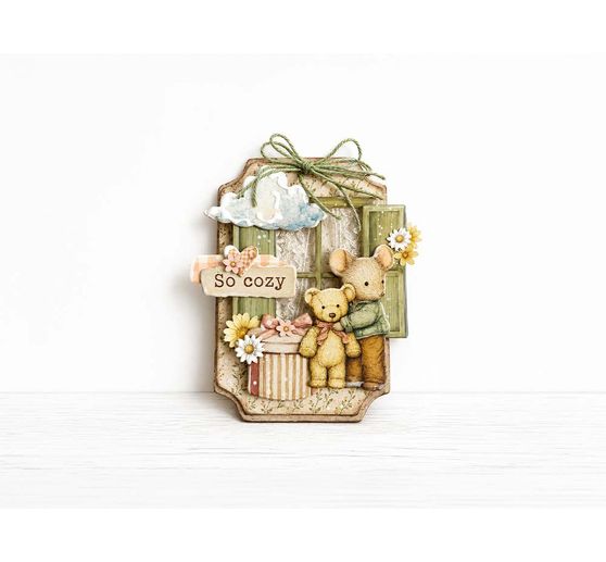 A5 Junk Journal Focus Points Stamperia &laquo; Cozy Family &raquo;