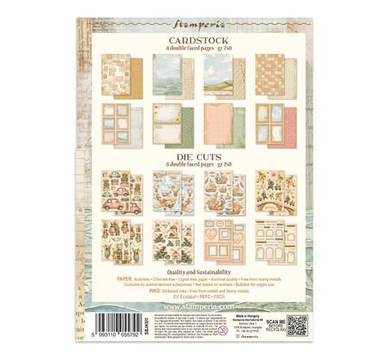 A5 Junk Journal Focus Points Stamperia &laquo; Cozy Family &raquo;
