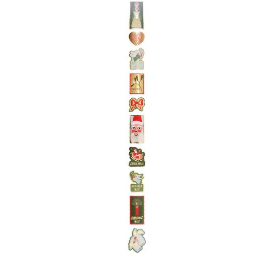 Briefmarken-Sticker "Advent, Advent"