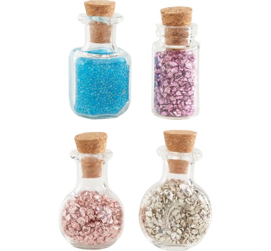 Fioles miniatures avec poussi&egrave;re magique