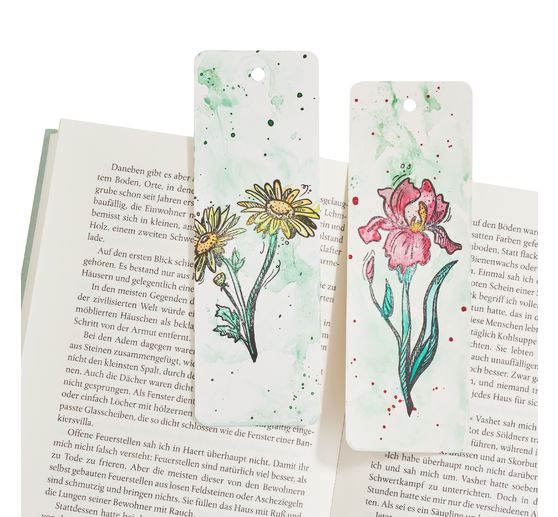 Marque-pages vierges pour aquarelle VBS, 30 pc.