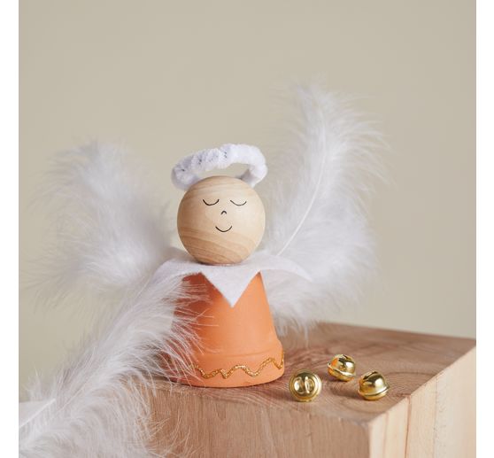 Kit cr&eacute;atif VBS &laquo; Anges en pots en terre cuite &raquo;