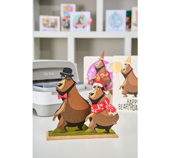 Gabarit d'estampe Sizzix Thinlits &laquo; Theodore - Mini Colorize by Tim Holtz &raquo;