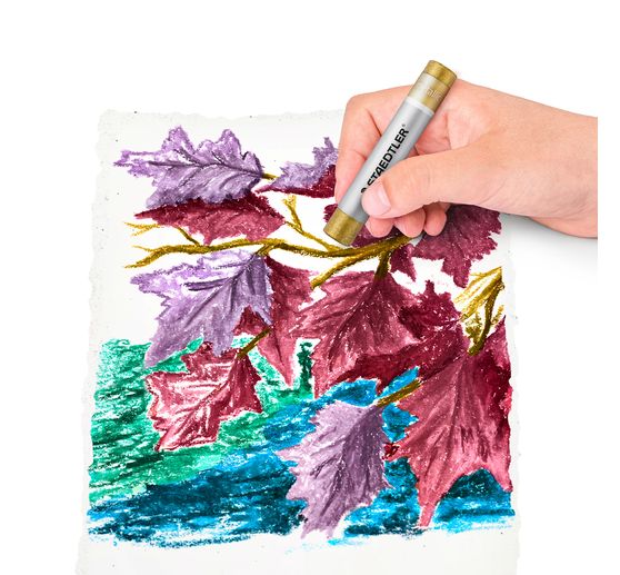 STAEDTLER Oil pastels "Metallic", 6 colours