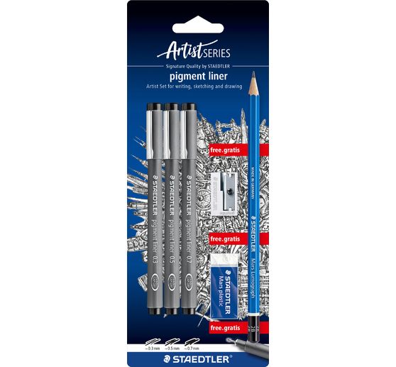 STAEDTLER Pigment Liner set, 6 pcs.