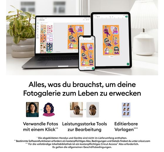 Cricut StickerPix Print + Cut "Gemini" Essential Bundle