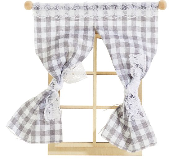 Miniature set "Window & Curtain"
