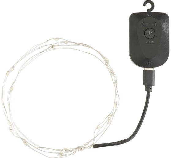 Micro-LED-Lichterkette, wiederaufladbar, 20 LEDs