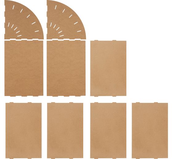 Range-documents VBS &laquo; Flexio &raquo;, A4, forme &eacute;ventail, 6 compartiments