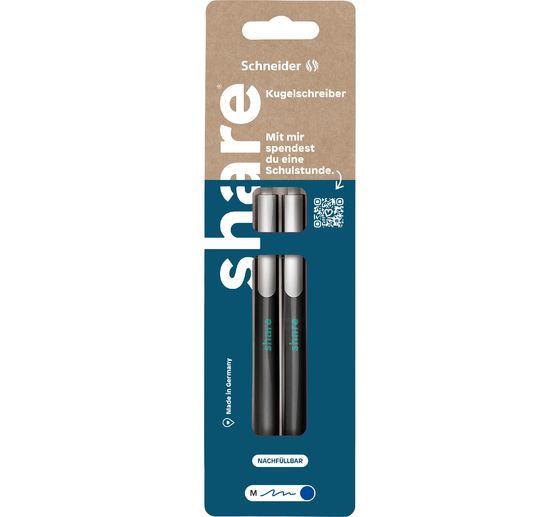 Stylos &agrave; bille share, set de 2