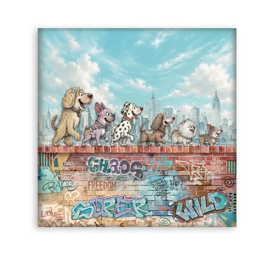 Bloc de papier scrapbooking Stamperia &laquo; Furry Friends 2 &raquo;