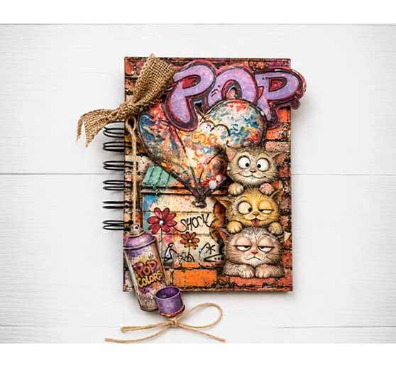 A5 Junk Journal Focus Points Stamperia &laquo; Furry Friends 2 &raquo;