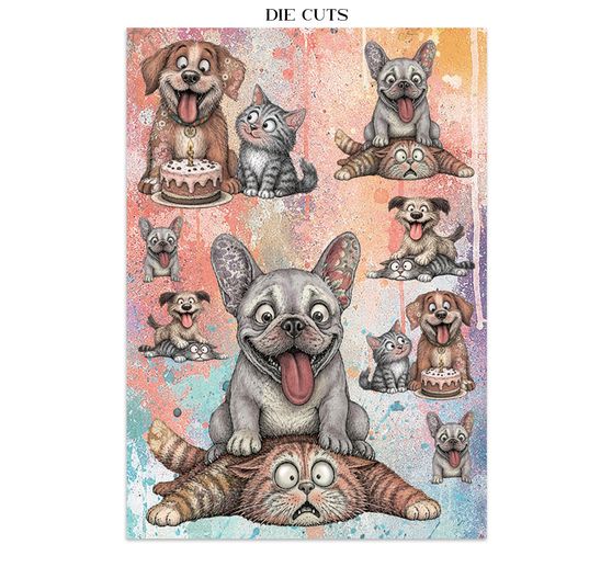 A5 Junk Journal Focus Points Stamperia &laquo; Furry Friends 2 &raquo;