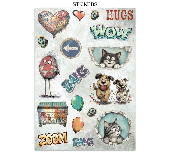Stamperia Junk Journal Book "Furry Friends 2"
